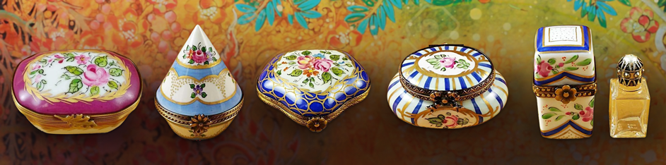 Antique Limoges Boxes Traditional Snuff Boxes Limoges France.