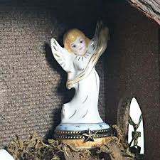 Hand-painted Angel Nativity Limoges Boxes France