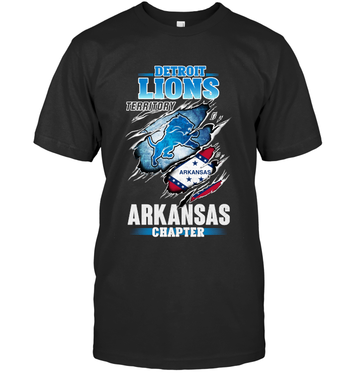 Detroit Lions Territory Arkansas Chapter T-shirt, , 