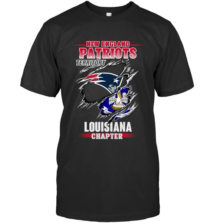 New England Patriots Territory Louisiana Chapter T-shirt, , 