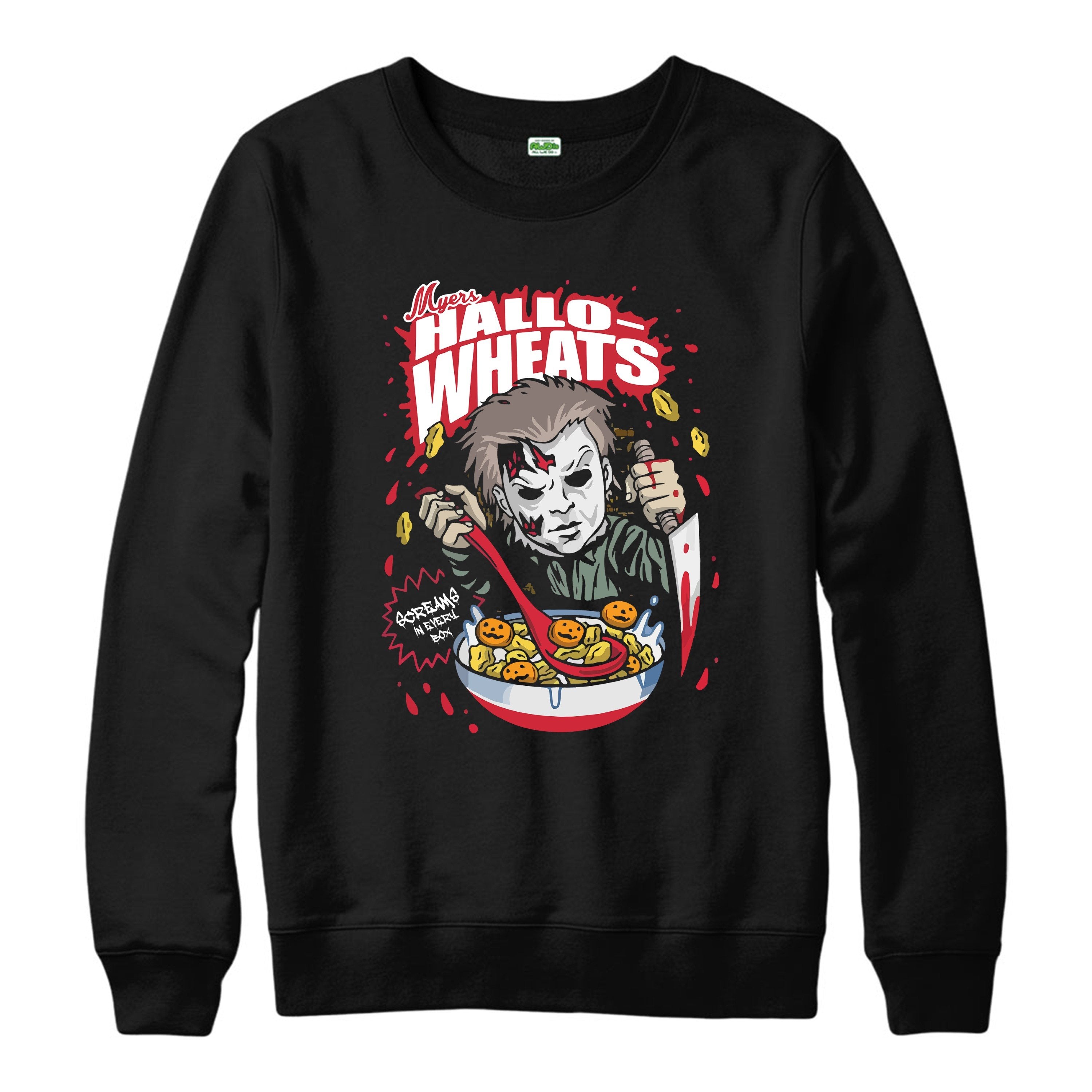 Myers Hallo Wheats Jumper, Spooky Halloween Michael Myers Inspired Jumper Top Shirts