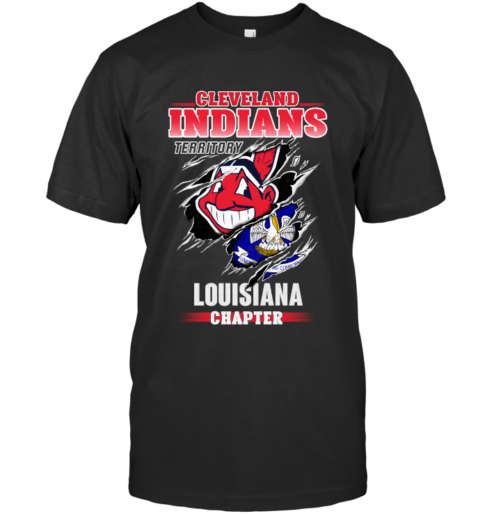 Cleveland Indians Territory Louisiana Chapter T-shirt, , 