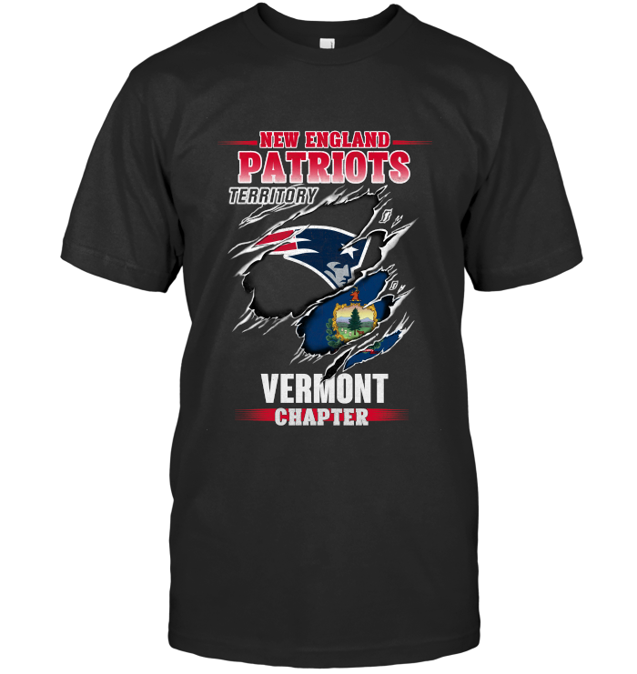 New England Patriots Territory Vermont Chapter T-shirt, , 