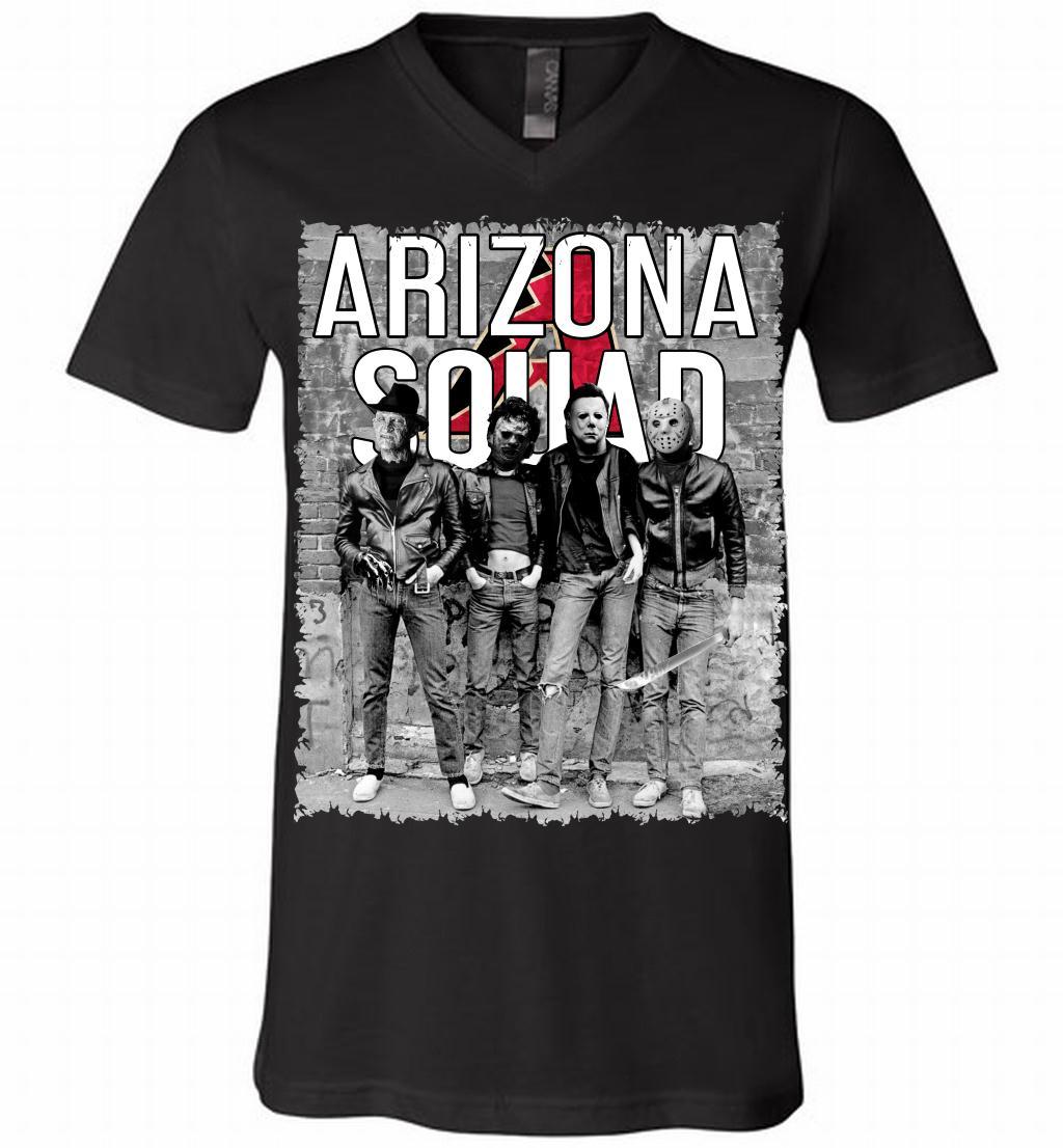 Halloween Freddy Jason Michael Myers Arizona Leatherface Squad T Shirt
