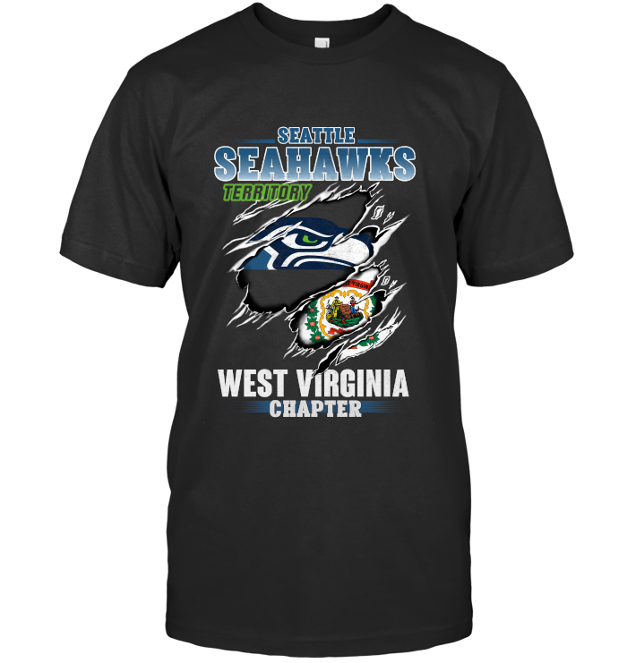 Seattle Seahawks Territory West Virginia Chapter T-shirt, , 