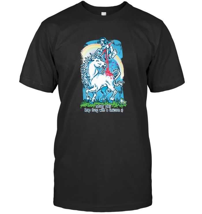 Legendary Leap Frog With Mythical Unicorn T-shirt, , 