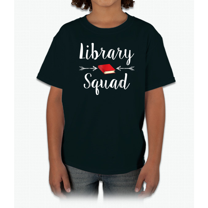 Library Squad Tea Book Lovers Librarian Funny Tshirts Ultra 