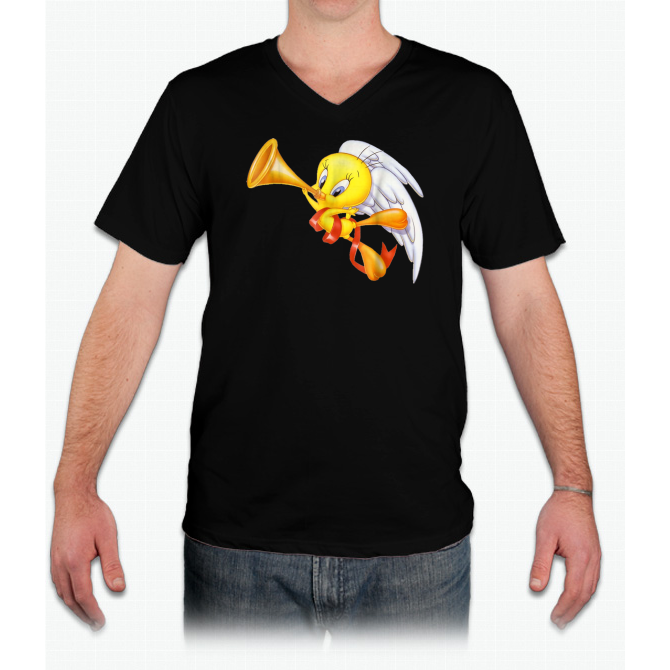 Funny Tweety-bird Cartoon T Shirt Gift S 