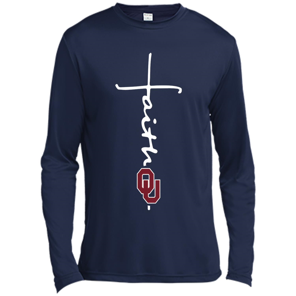 Oklahoma Sooners Football Faith Cross Christian Kanstee Shop - Canvas T-shirt