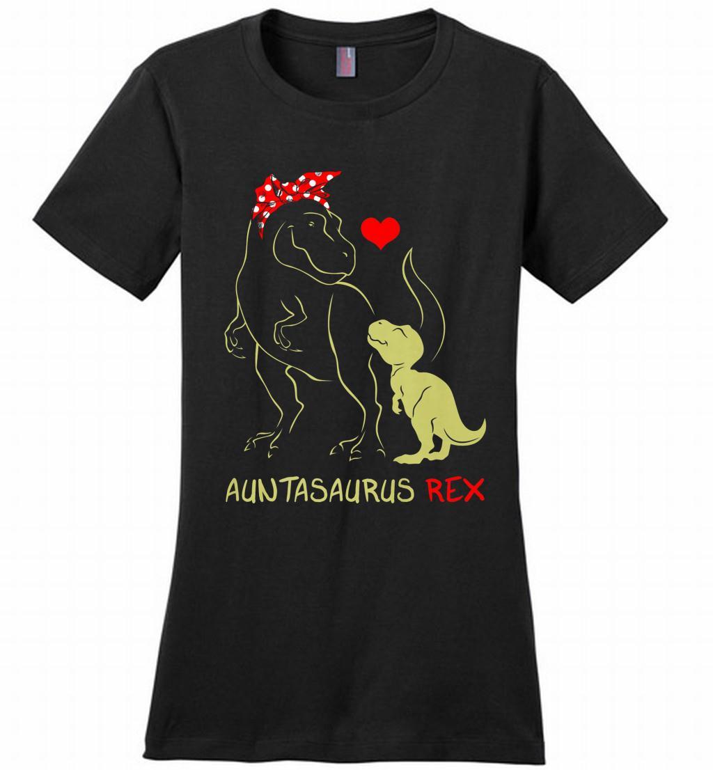 Auntasaurus T Rex Auntie Saurus Dinosaur Aunt Perfect Shirts