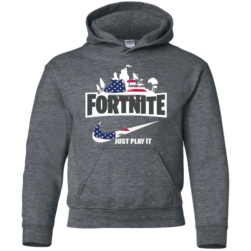 fortnite just play it hoodie youth