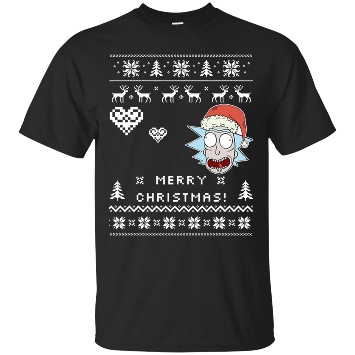 Rick Santa Claus Merry Christmas Ugly Sweater Shirts