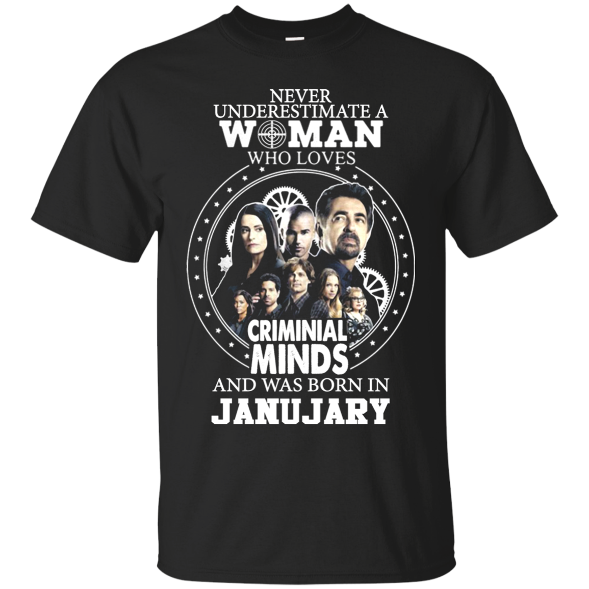 Discover Cool A Woman Who Loves Criminal Minds And Was Born In January T Shirt