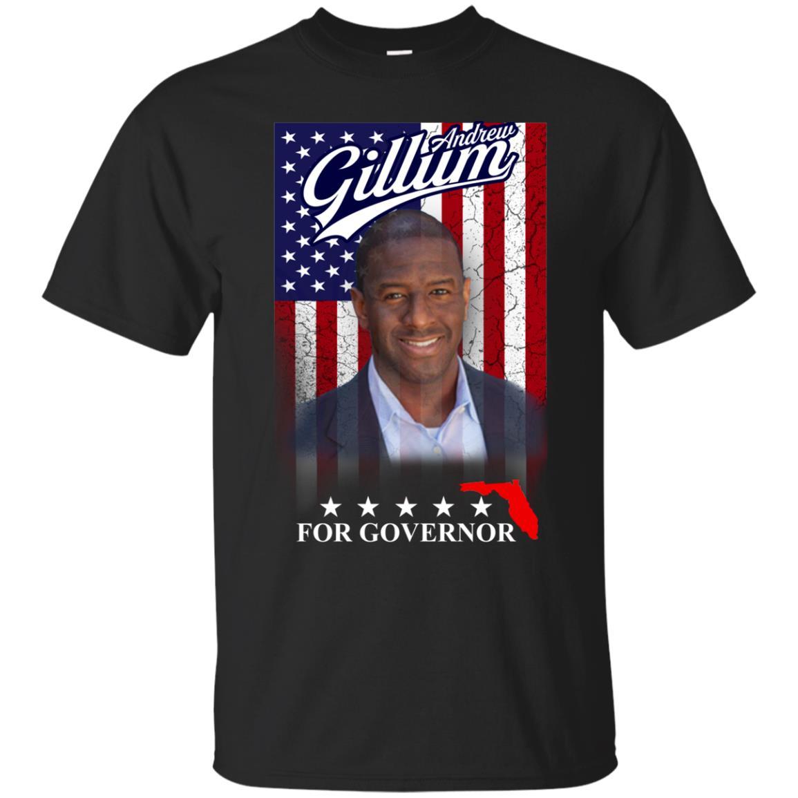 America Flag Andrew Gillum For Governor T Shirt