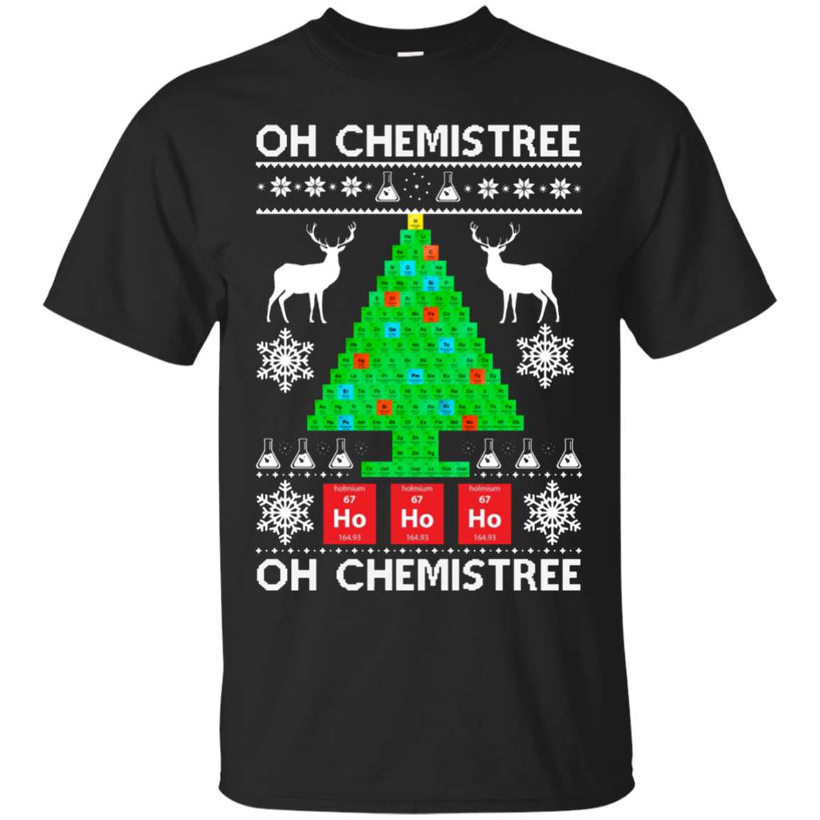 Oh Chemistree, Oh Chemistree Christmas Ugly Sweater Shirts