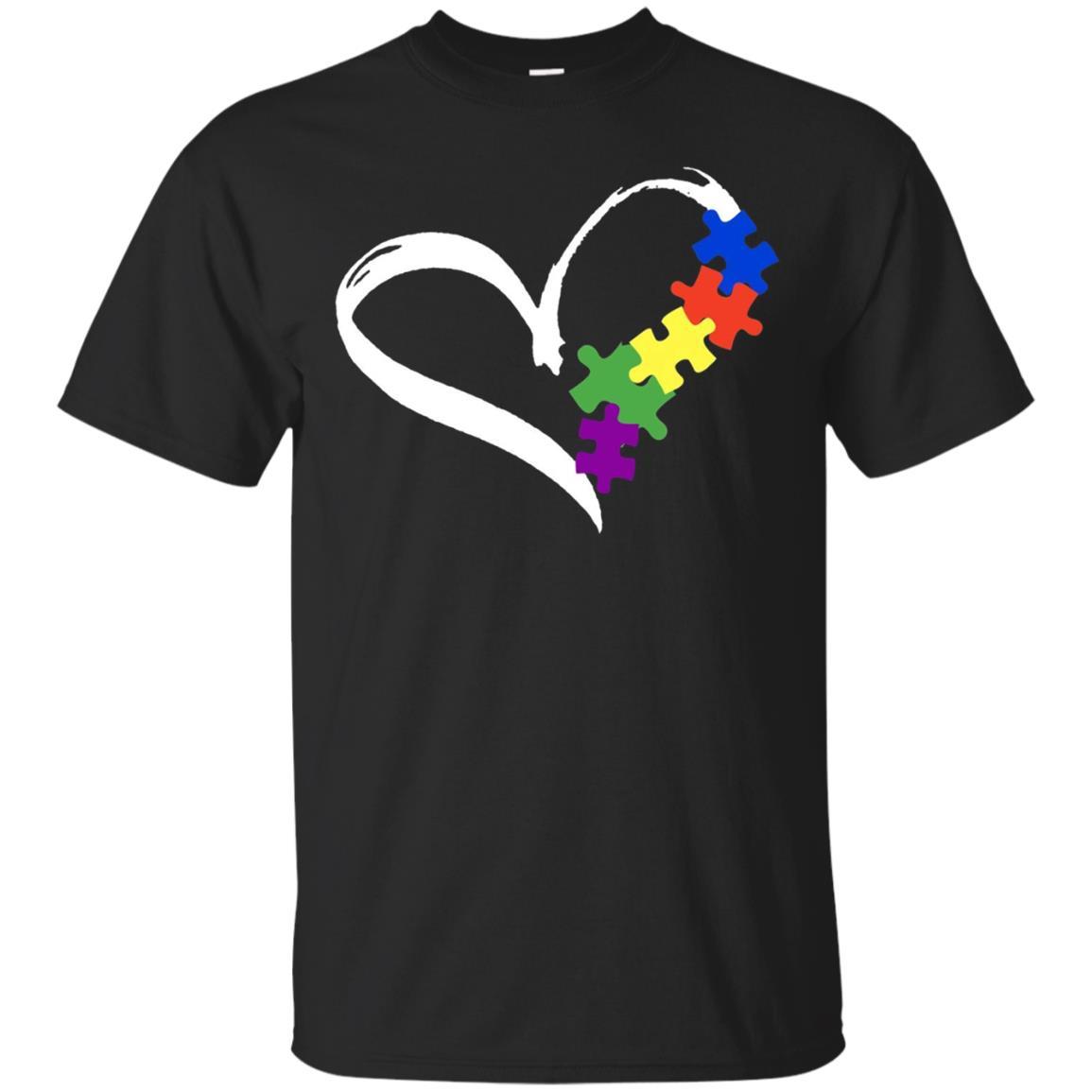 Autism Puzzle T-shirt Love 