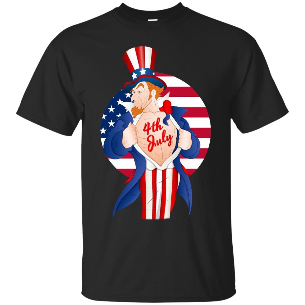 Check Out This Awesome Happy 4 Th Of July Uncle Sam With Flag Usa T Shirt