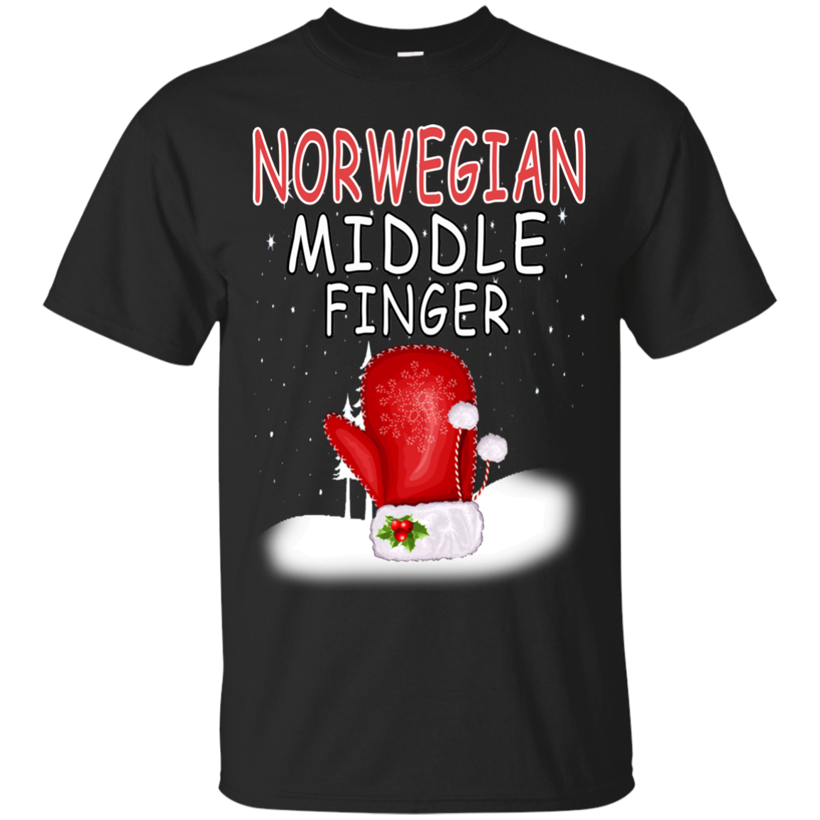 Christmas Norwegian Middle Finger Shirt, 