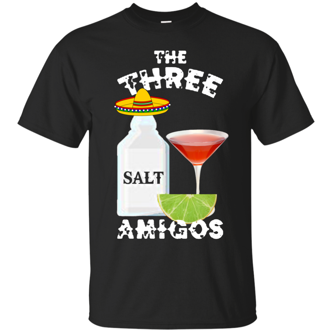 The Three Amigos Tequila Lime Salt Cinco De Mayo T-shirt