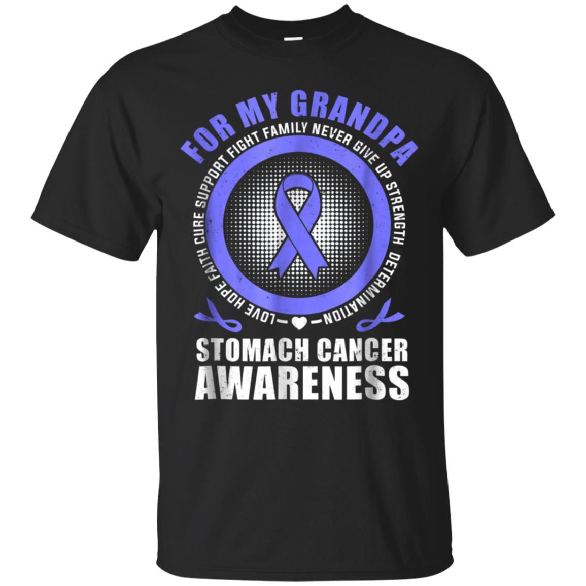 For My Grandpa Stomach Cancer Awareness Warrior T-shirt