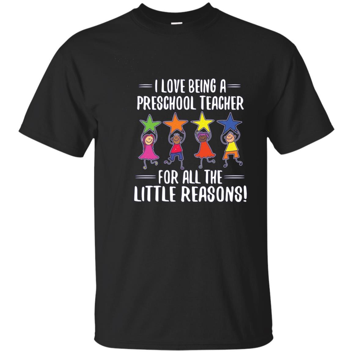 I Love Being A Preschool Tea Cute Funny T-shirt