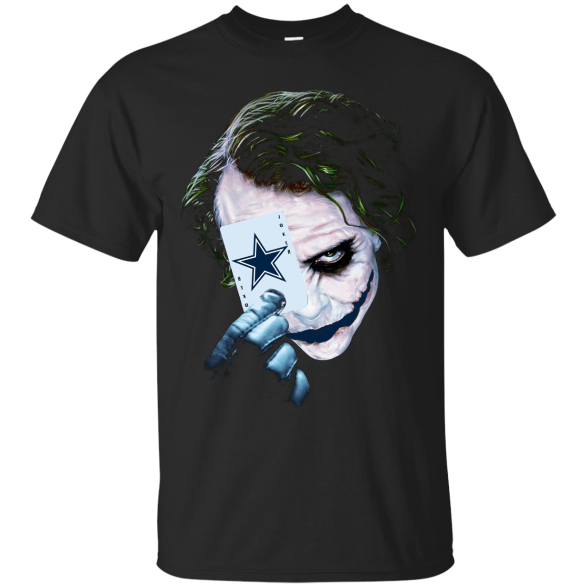 Cow Joker Poker T Shirt