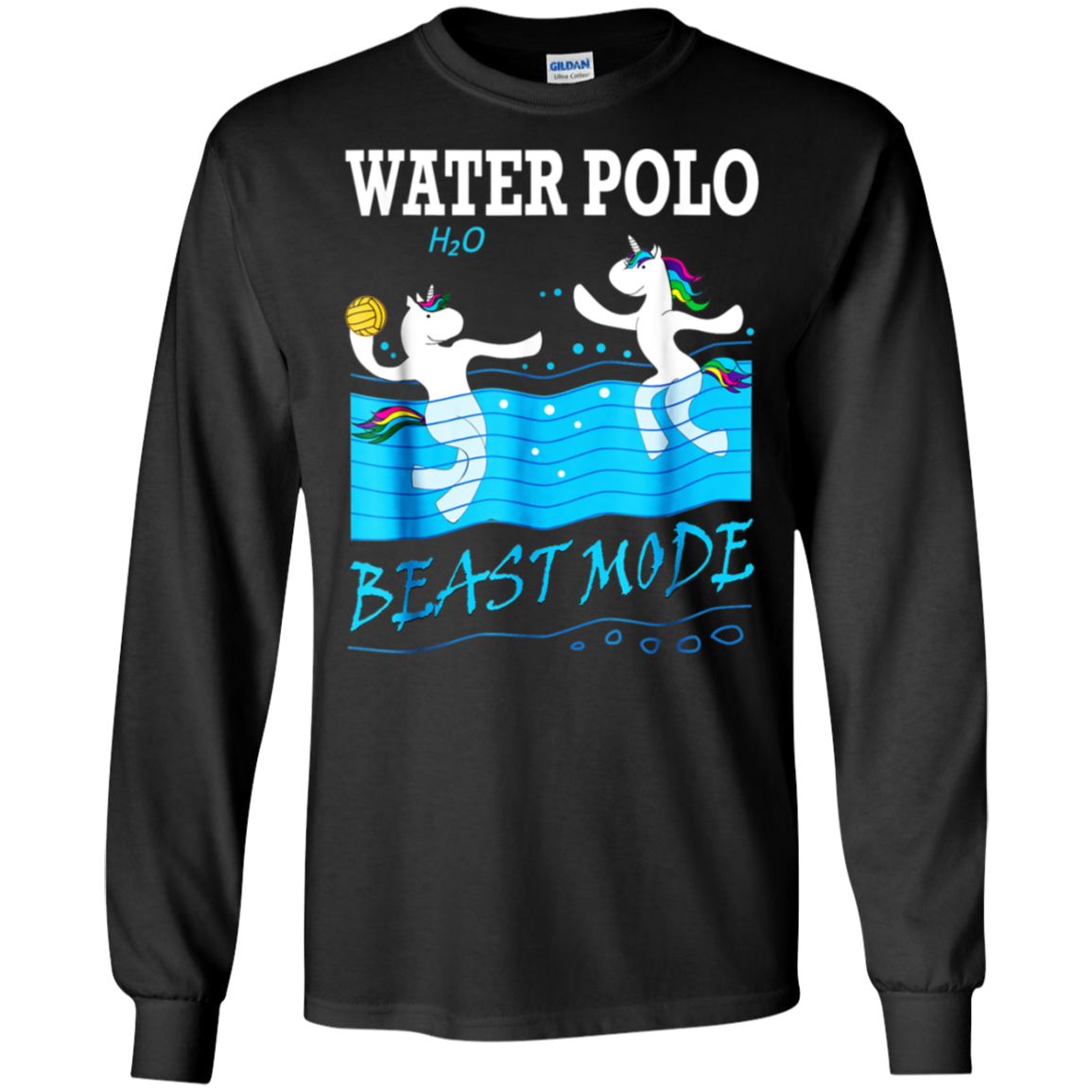 Unicorn Water Polo T Shirt G240 Ls Ultra T-shirt