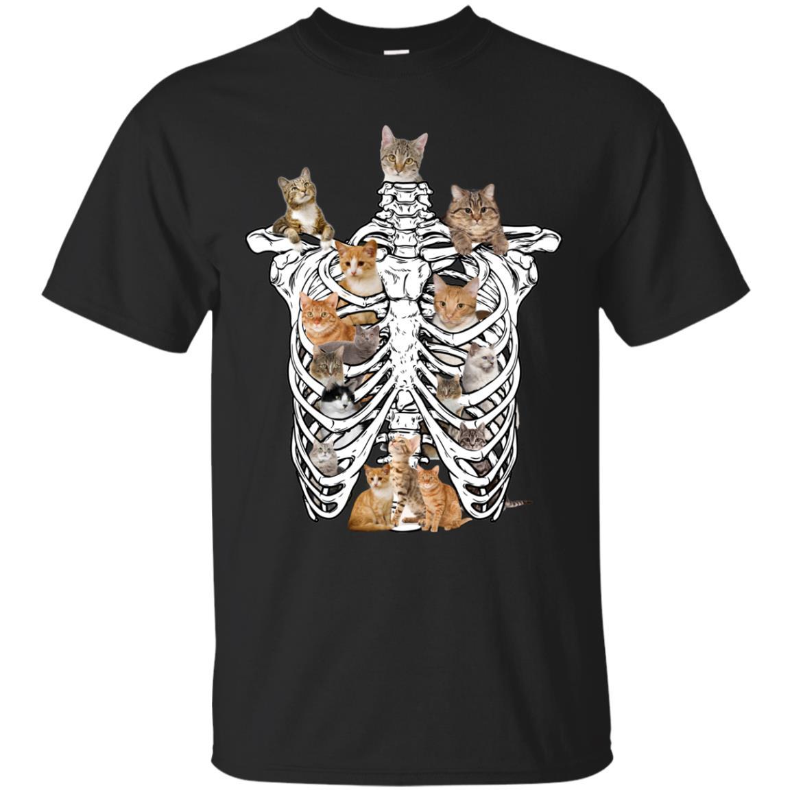 The Cat In Bone Halloween T Shirt