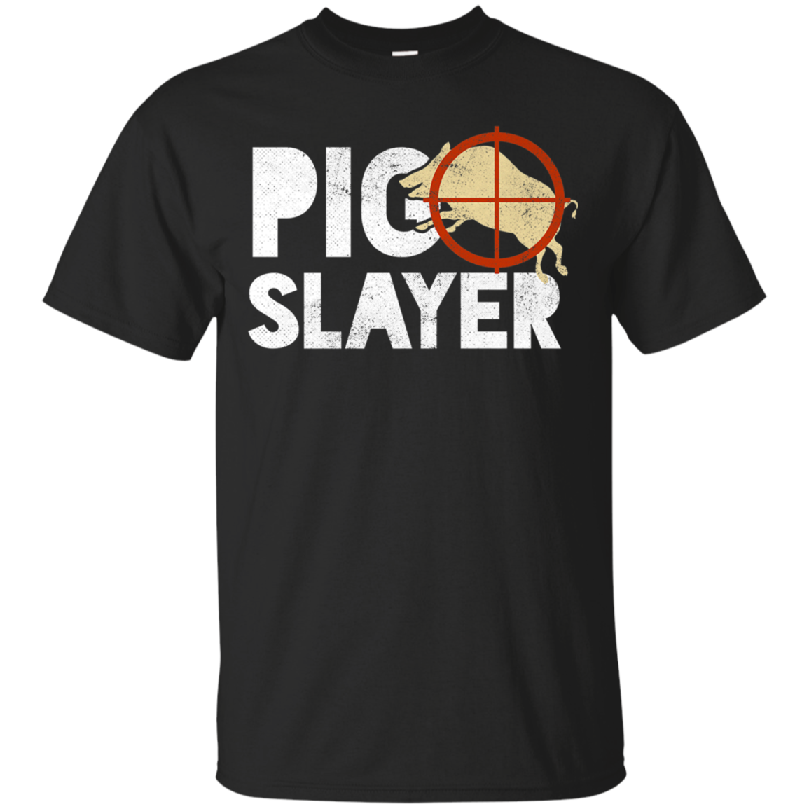 Pig Slayer Funny Hog Hunter T Shirt