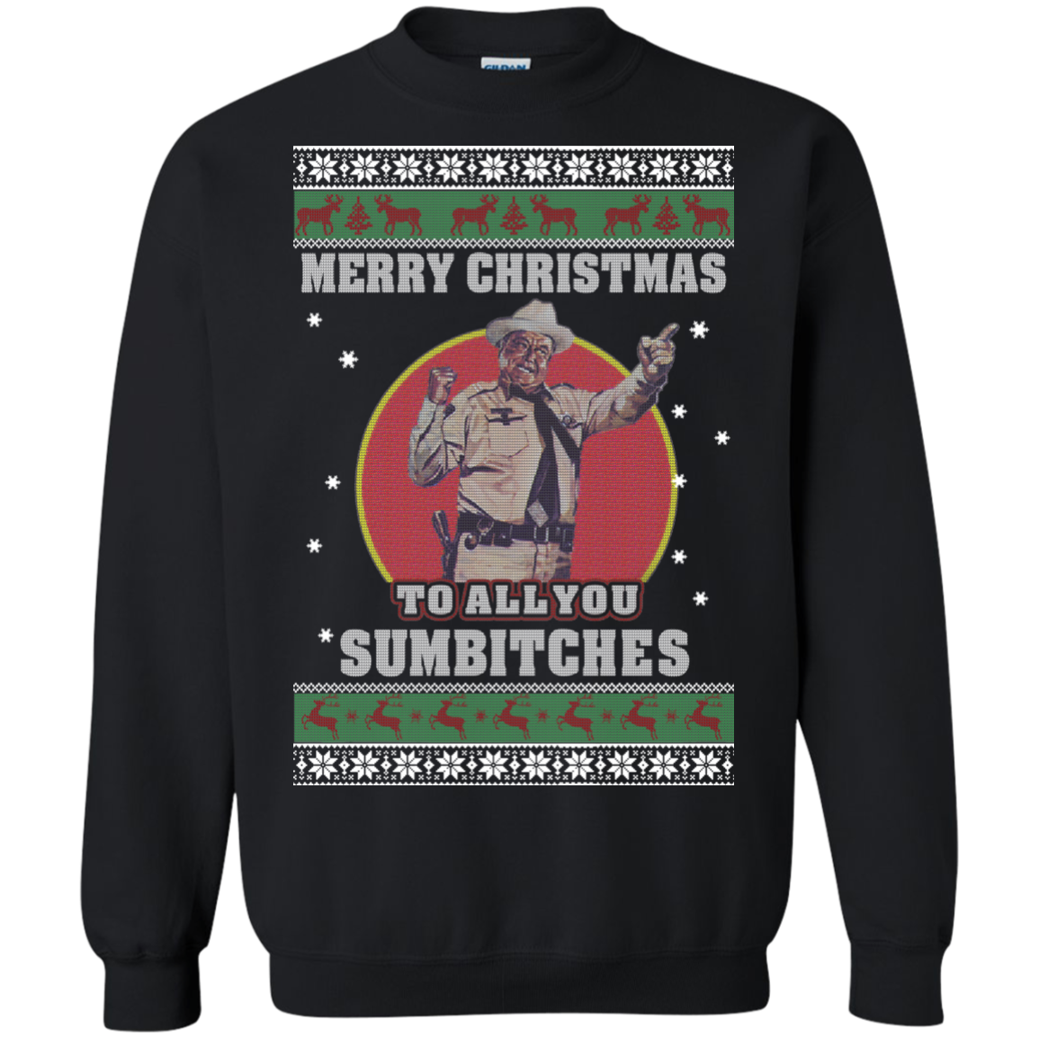 Ugly Christmas Sweaters Merry Christmas To All You Sumbitches S S