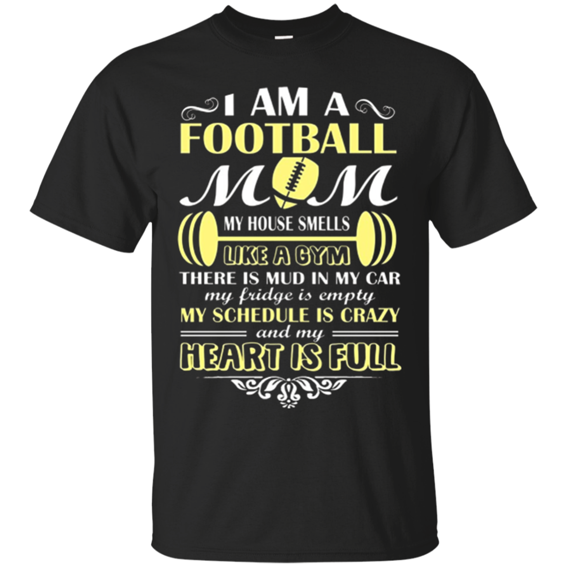 I Am A Football Mom T Shirt, Sporty Mom T Shirt