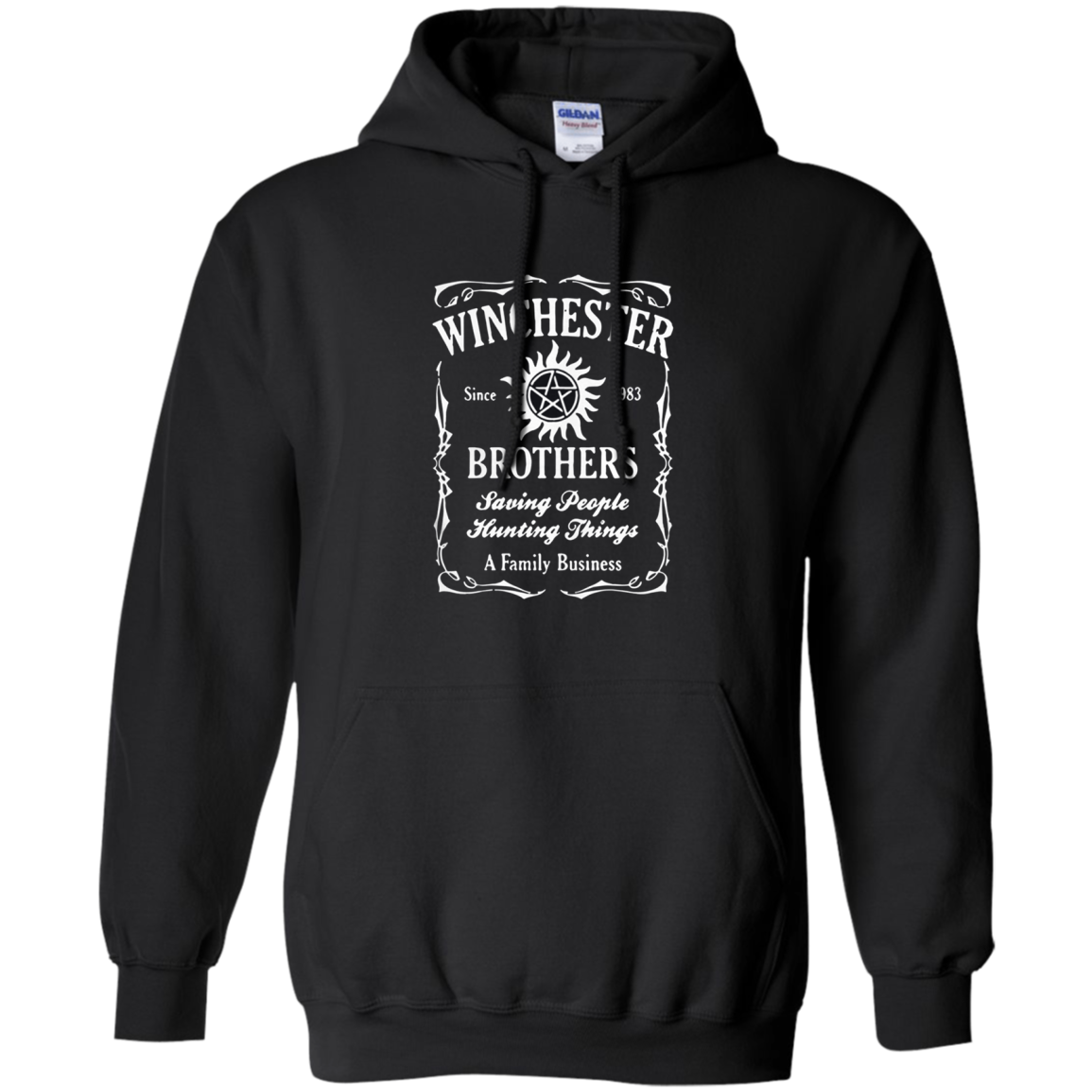 Winchester Since 1983 Brothers Saving People Hunting Things A Family Business G185 8 Oz T Shirt