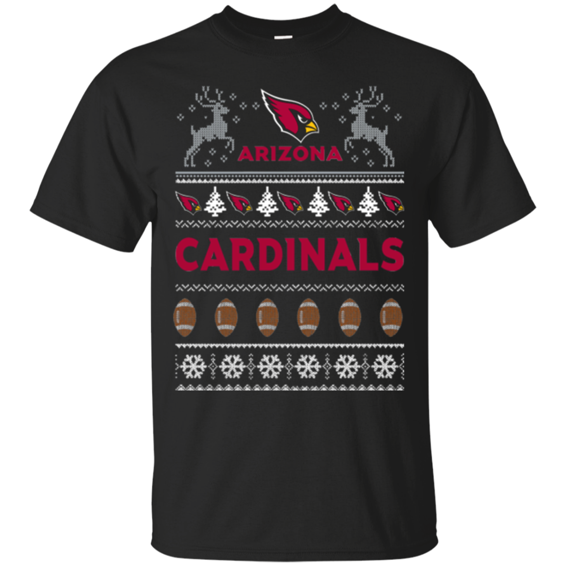 Arizona Cardinals Ugly Christmas T Shirt