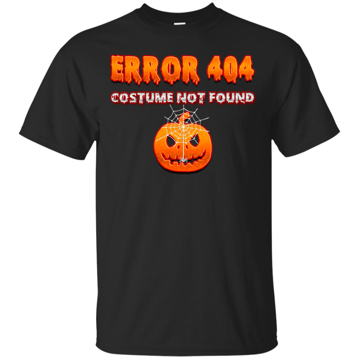 Halloween Error 404 Costume Not Found T Shirt