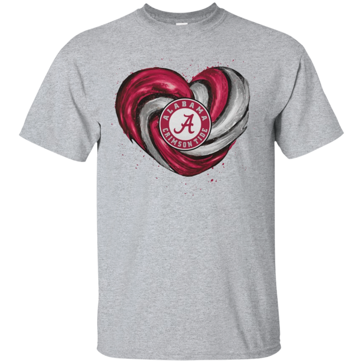 Get Here Hurricane Alabama Crimson Tide Heart Shirt G200 Ultra T-shirt