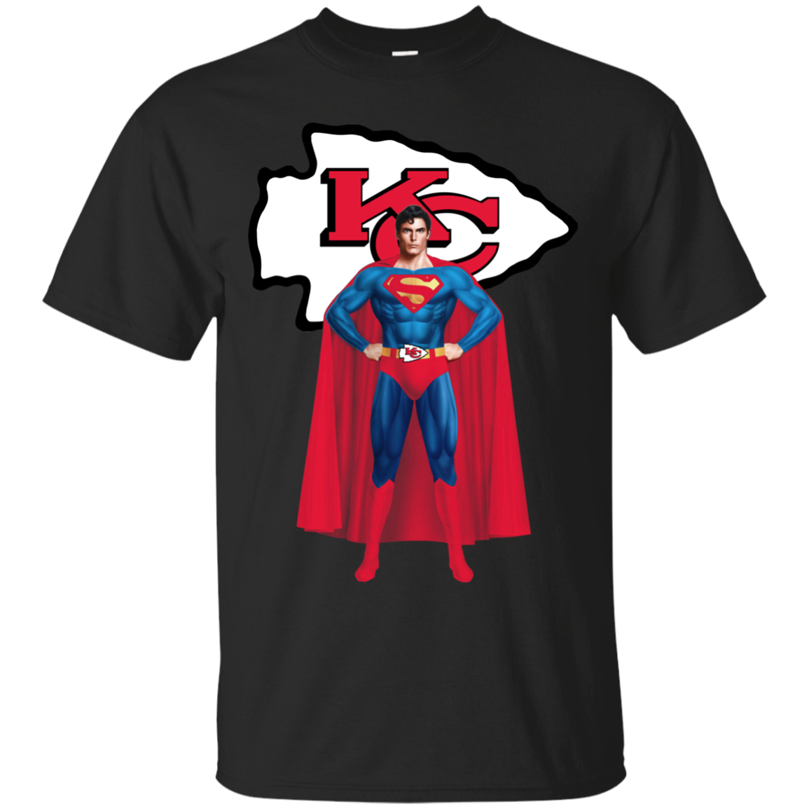 Kansas City Chiefs Superman T Shirt