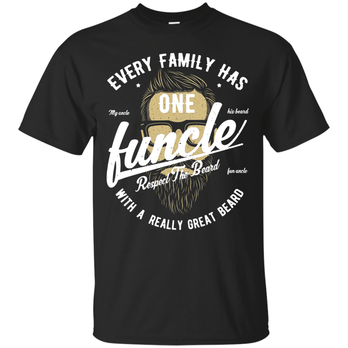 Discover Cool Funcle With A Great Beard The Fun Uncle T-shirt