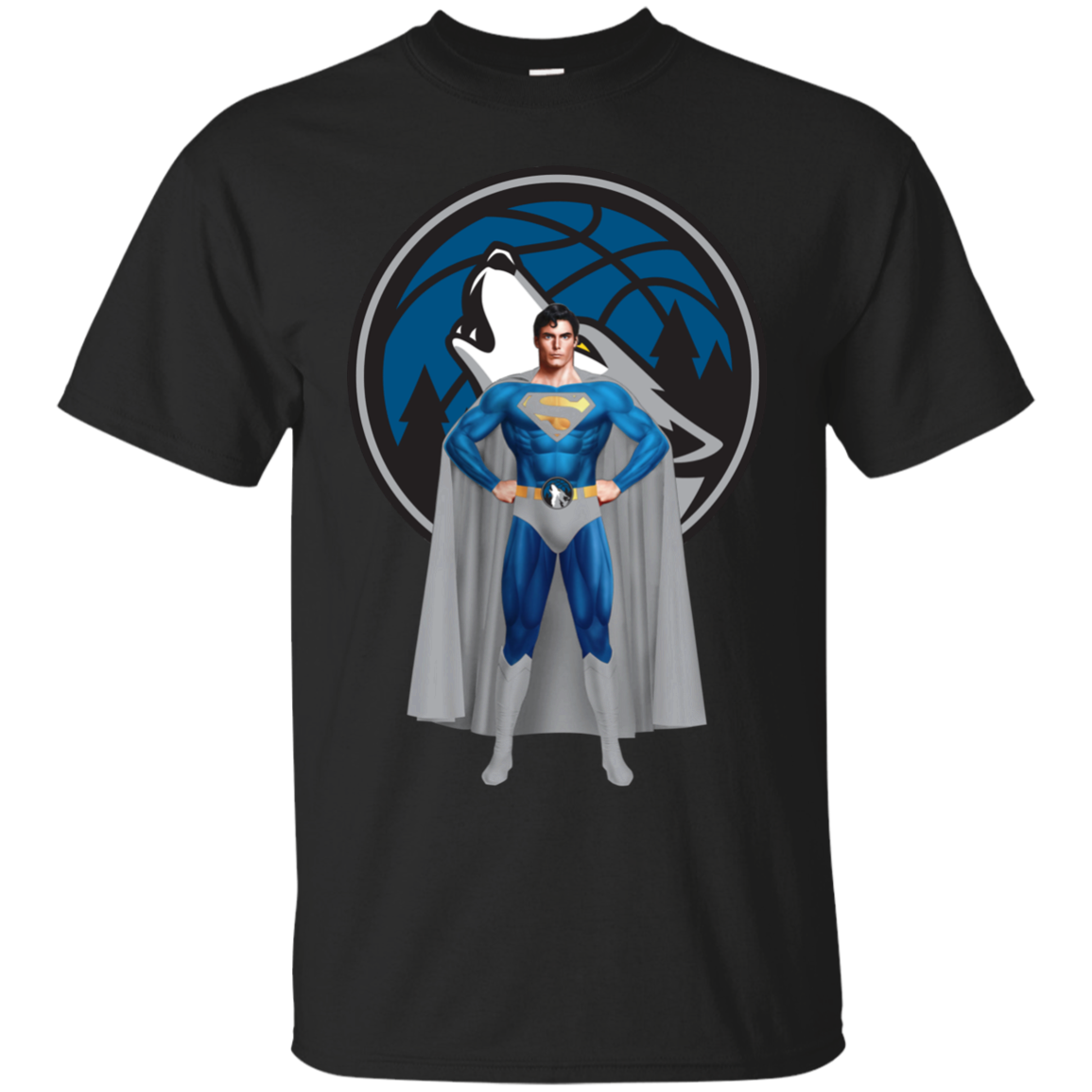 Buy Minnesota Timberwolves Superman T Shirt