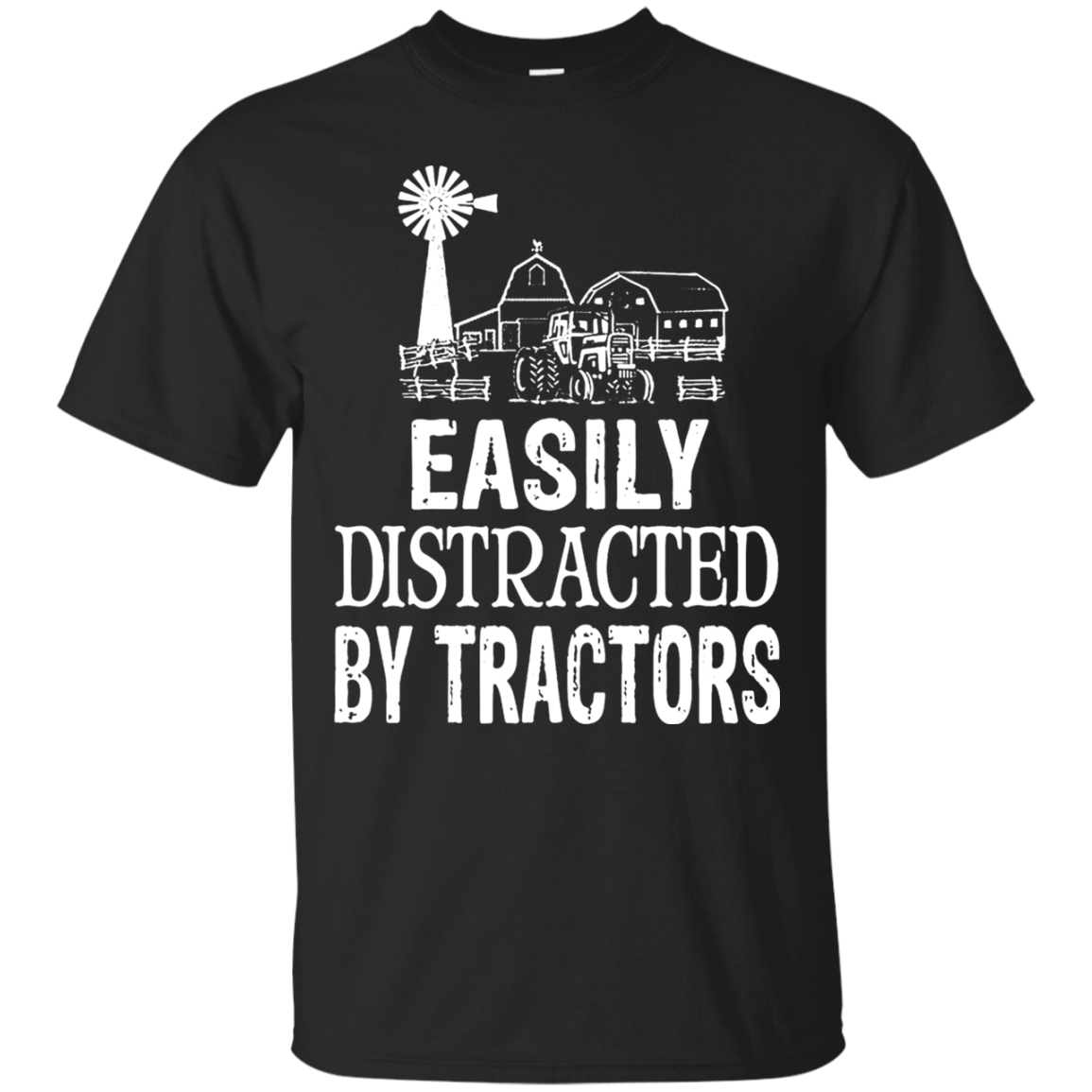 Easily Distracted By Tractors Shirt
