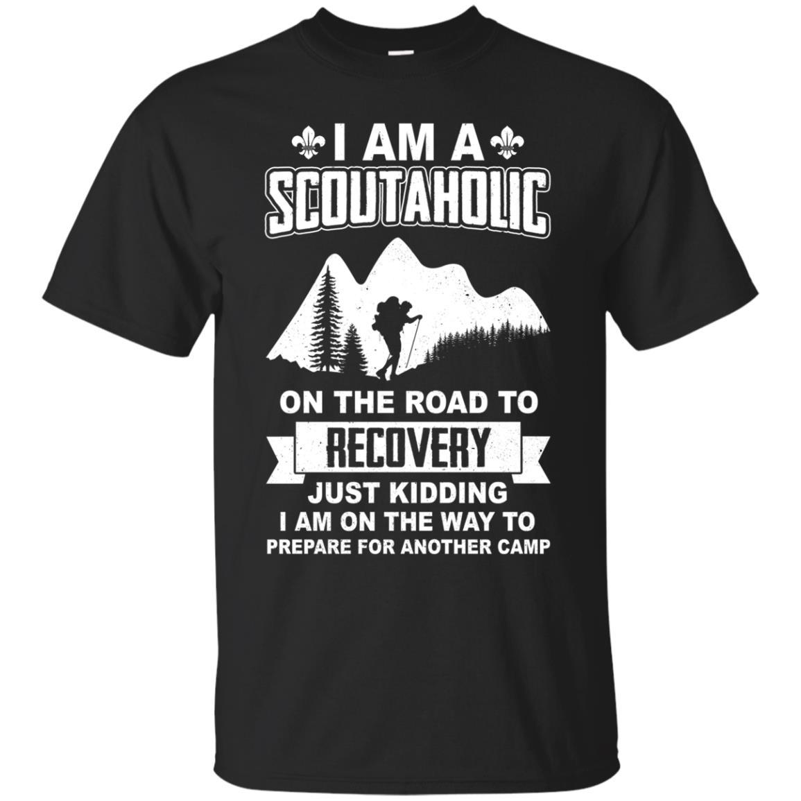 I Am A Scoutaholic On The Road Recovery Just Ding Camp Shirt