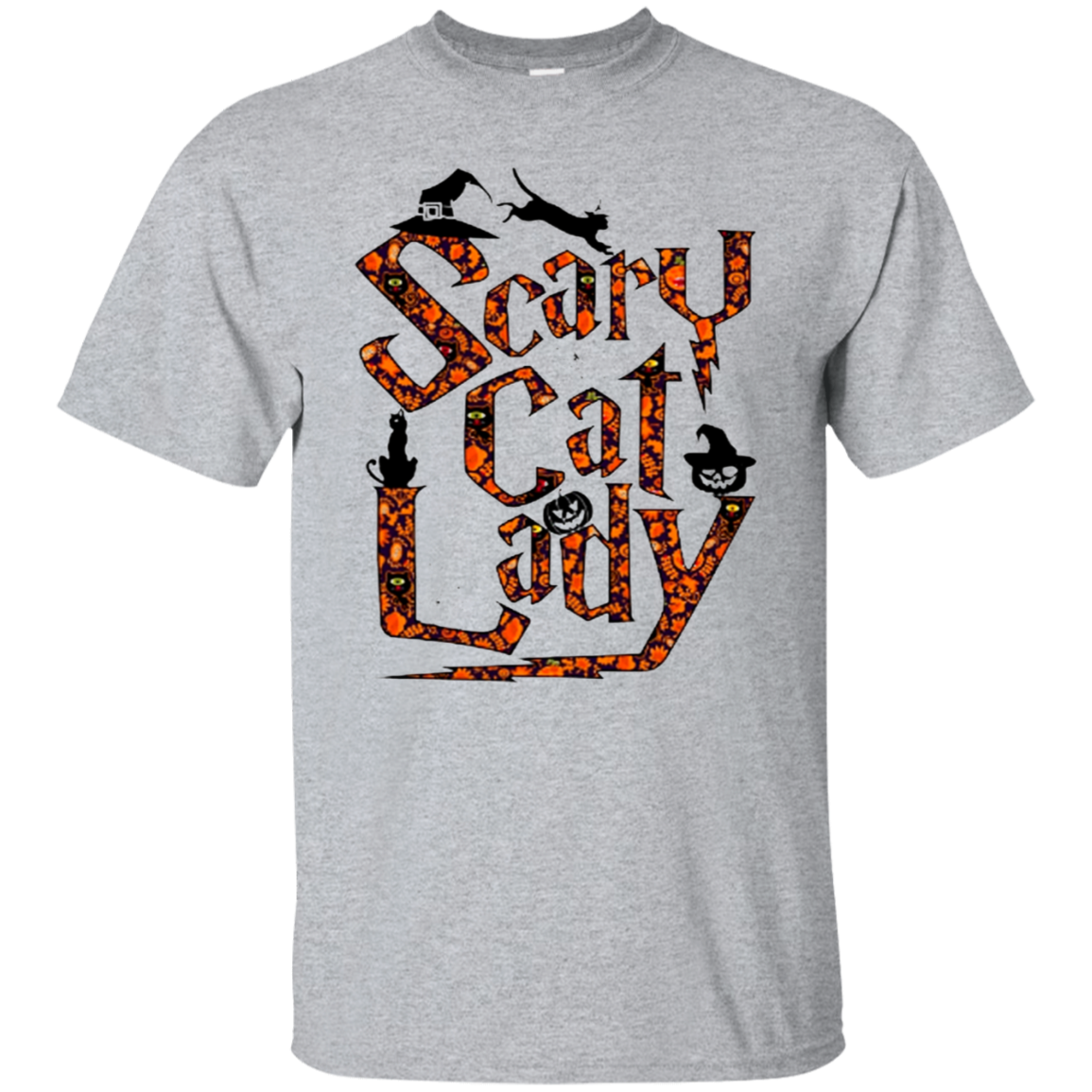 Scary Cat Lady Shirt G200 Ultra T-shirt