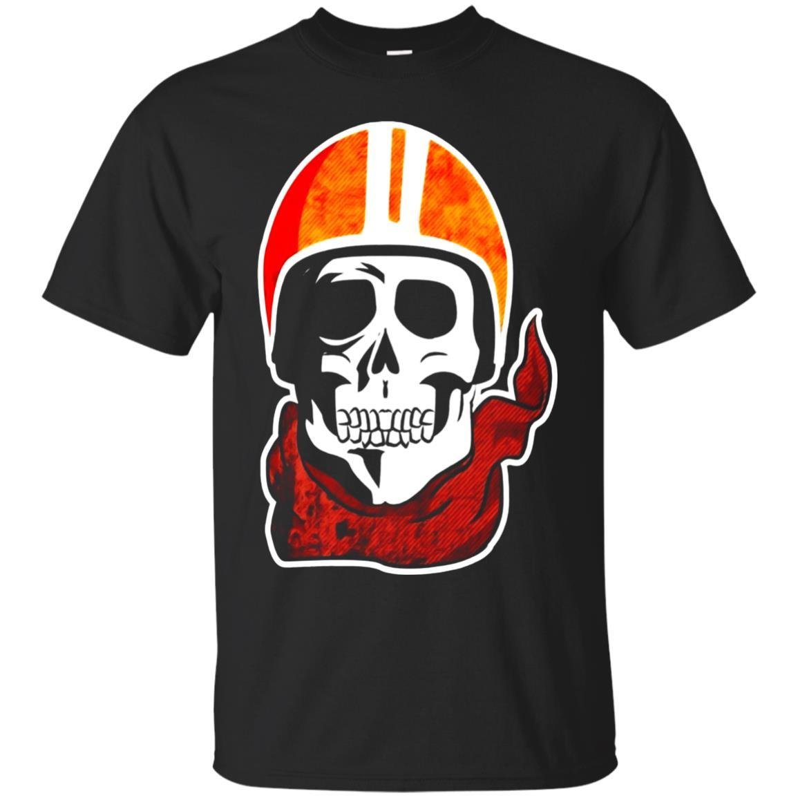 Skull Biker Cool Motorcycle Rider Graphic Tshirt Tee – Tee Peeze