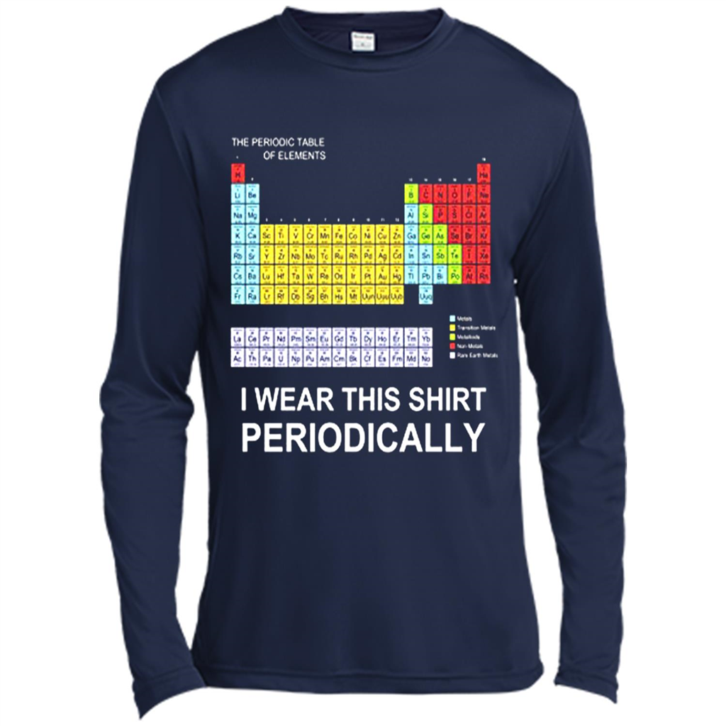 I Wear This Shirt Periodically T-shirt Funny Science Kanstee Shop - Canvas T-shirt