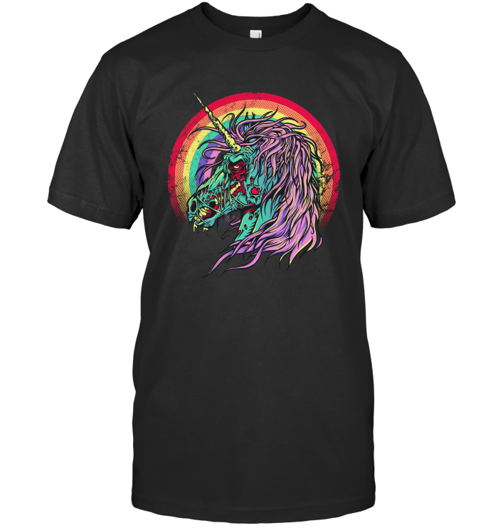 Zombie Unicorn T-shirt, , 