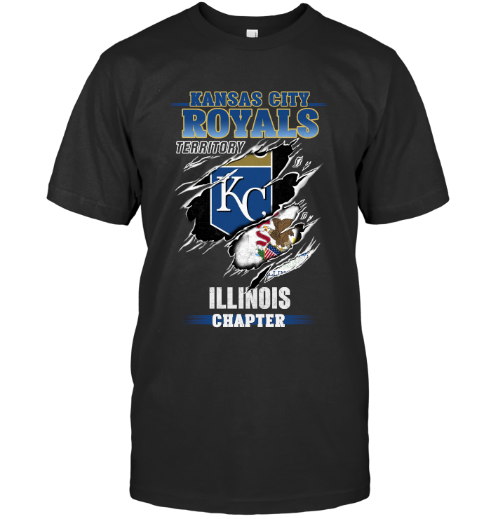 Kansas City Royals Territory Illinois Chapter T-shirt, , 