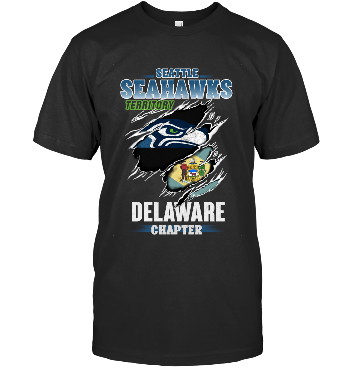 Seattle Seahawks Territory Delaware Chapter T-shirt, , 