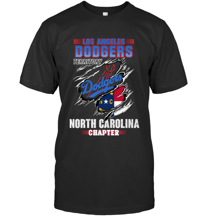 Los Angeles Dodgers Territory North-carolina Chapter T-shirt, , 