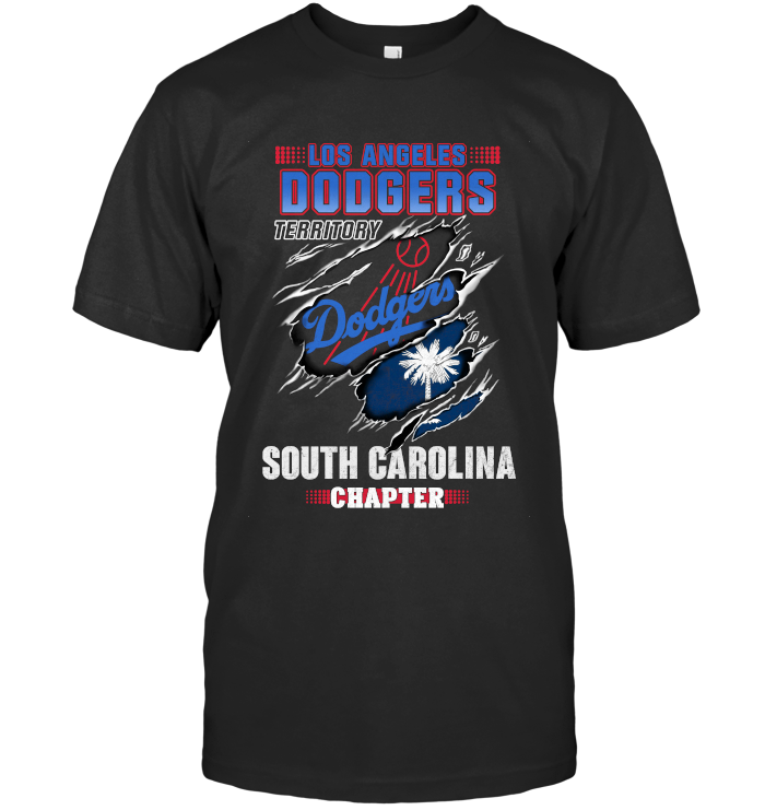 Los Angeles Dodgers Territory South Carolina Chapter T-shirt, , 