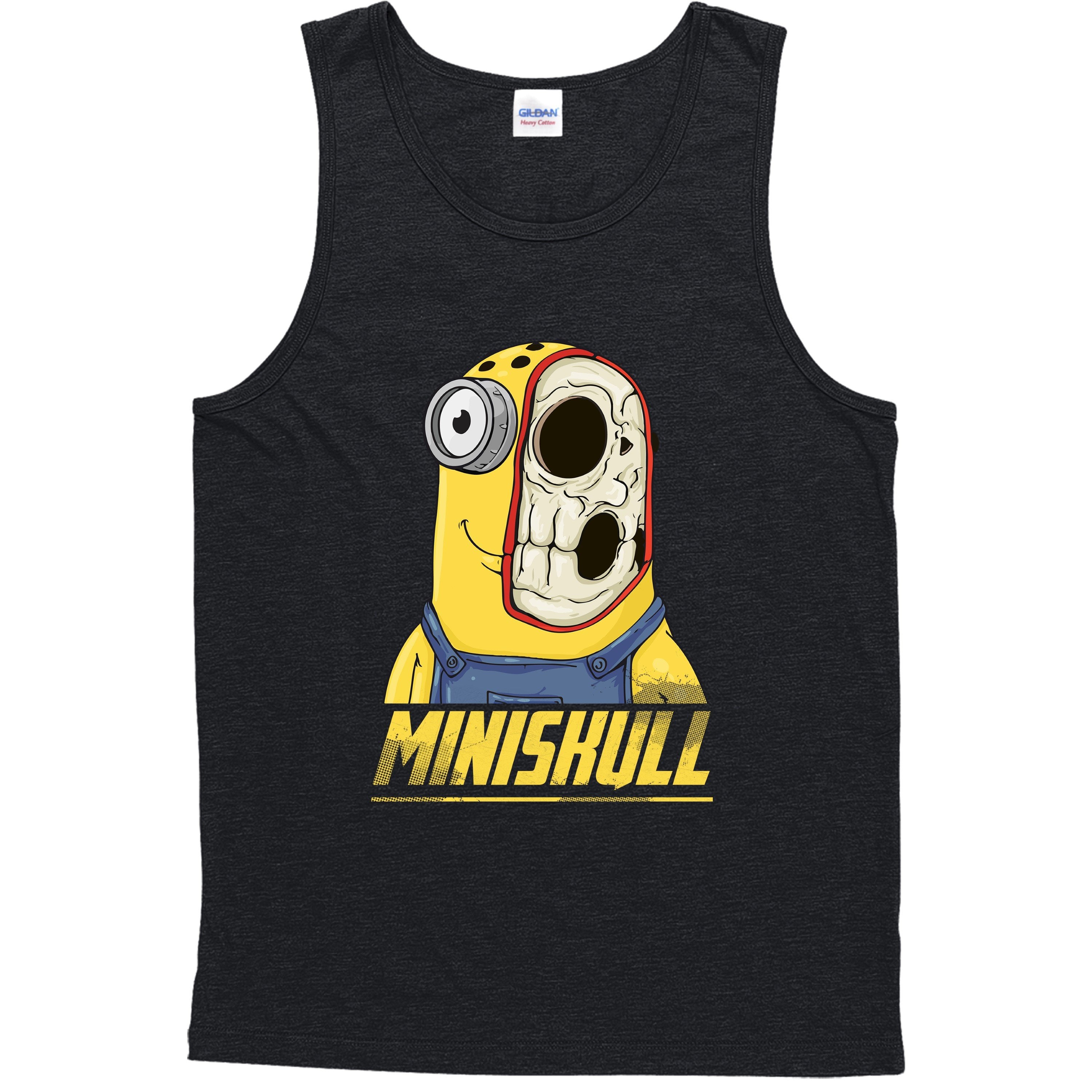 Miniskull Vest, Cartoon Movie Minions Halloween Inspired Spoof T Shirt