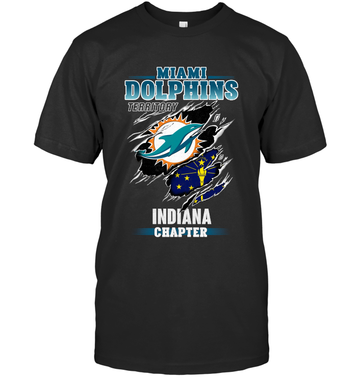 Miami Dolphins Territory Indiana Chapter T-shirt, , 